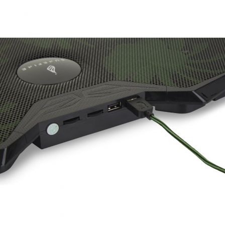 Verbatim SureFire Bora Base de Refrigeración para Portátil hasta 17 Pulgadas, Verde